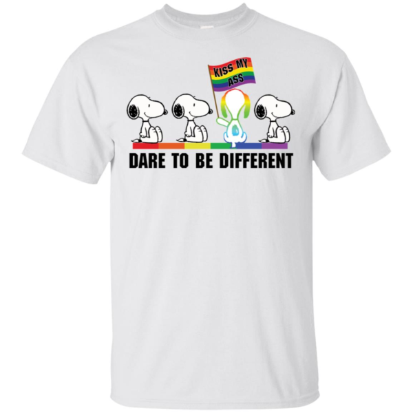 Colorful Snoopy Kiss My Ass Dare To Be Different Men’s And Women’s T Shirts