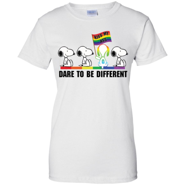 Colorful Snoopy Kiss My Ass Dare To Be Different Men’s And Women’s T Shirts