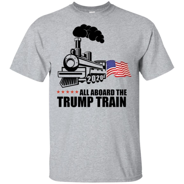 All Aboard the Trump Train 2020 Men’s And Women’s T Shirts