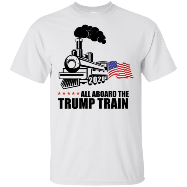 All Aboard the Trump Train 2020 Men’s And Women’s T Shirts