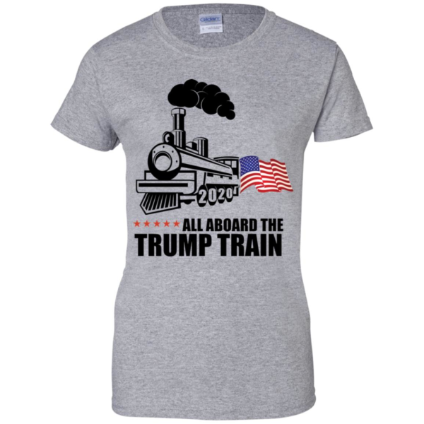 All Aboard the Trump Train 2020 Men’s And Women’s T Shirts