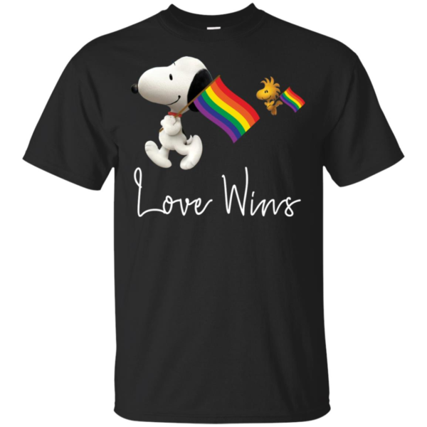 Snoopy Love Wins LGBT Pride Shirt