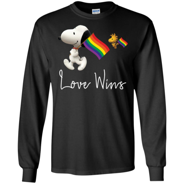 Snoopy Love Wins LGBT Pride Shirt