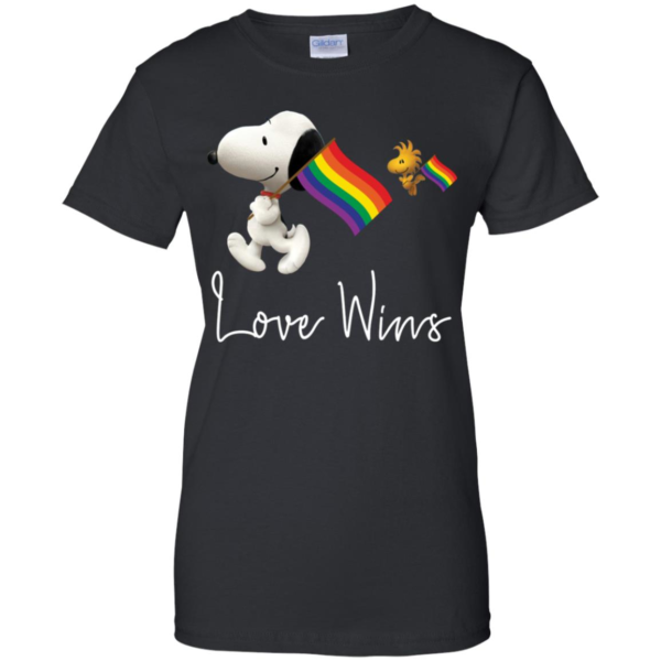 Snoopy Love Wins LGBT Pride Shirt