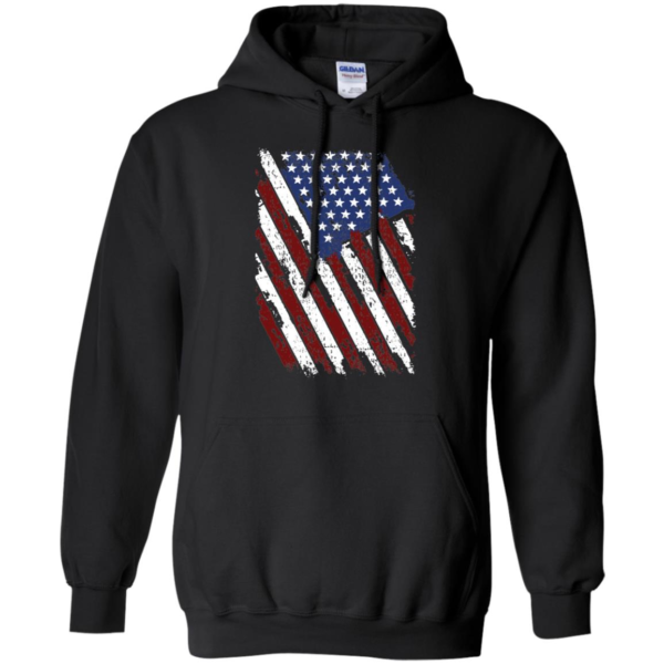 Distressed American Us Flag Vintage Retro look 4th Of July Long Sleeve T shirts, Hoodies