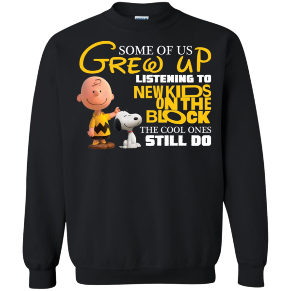 Some of US Grew Up Listening to NKOTB Snoopy and Peanut Shirt