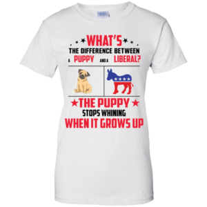 What is The Difference Between A Puppy And A Liberal Shirt