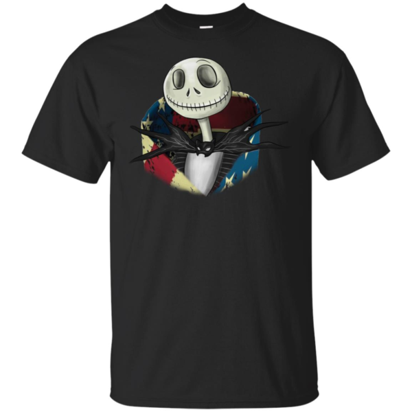 Jack Skellington American Flag Shirt