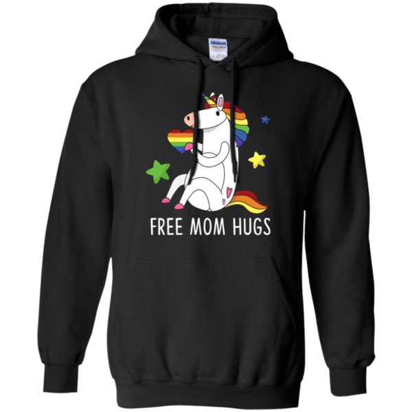 Free Mom Hugs Unicorn LGBT Pride Shirt