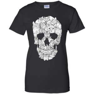 Sketchy Cat Skull Shirt