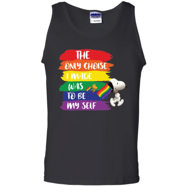 LGBT Snoopy The Only Choice I Made Was To Be Myself Pride Month Shirt