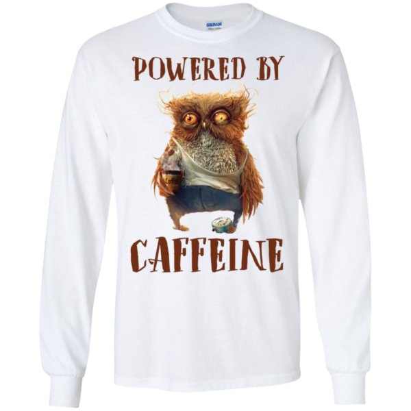Coffeine Coffe Owl Shirt