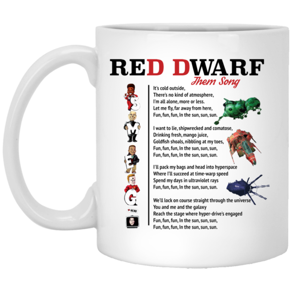Red Dwarf Theme Song Mugs