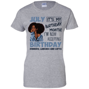 December It's My Birthday Month I'm Now Accepting Birthday T Shirts