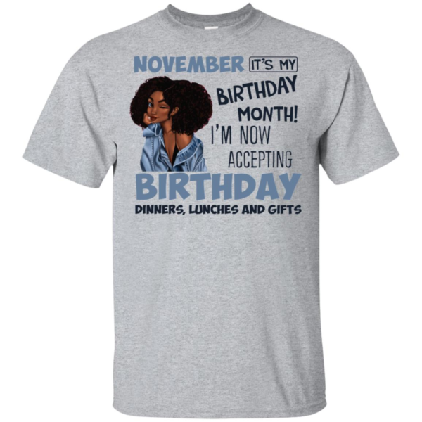 December It's My Birthday Month I'm Now Accepting Birthday T Shirts