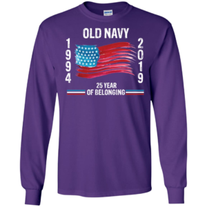 Old Navy 25th Anniversary Flag Long Sleeve T shirts, Hoodies