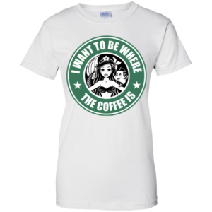 I Want To Be Where The Coffee Is Mermaid Fish T Shirts image I Want To Be Where The Coffee Is Mermaid Fish T Shirts