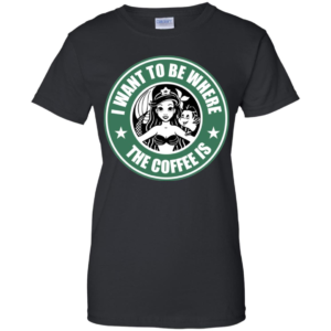 I Want To Be Where The Coffee Is Mermaid Fish T Shirts image I Want To Be Where The Coffee Is Mermaid Fish T Shirts