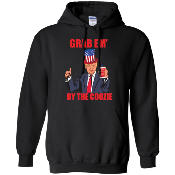 Grab Em' By The Coozie Beer 4th Of July Donald Trump Long Sleeve T shirts, Hoodies