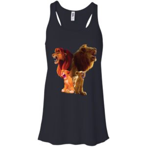 Baby Lion and Adut Lion Under Water Disney Shirt