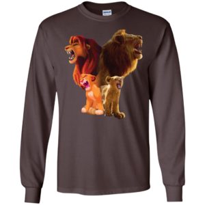 Baby Lion and Adut Lion Under Water Disney Shirt