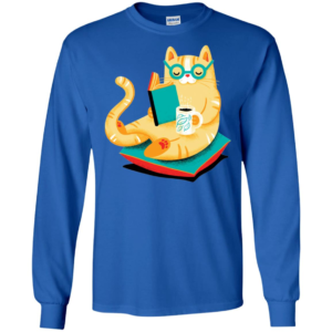 Cats, Tea and Books Long Sleeve T shirts, Hoodies