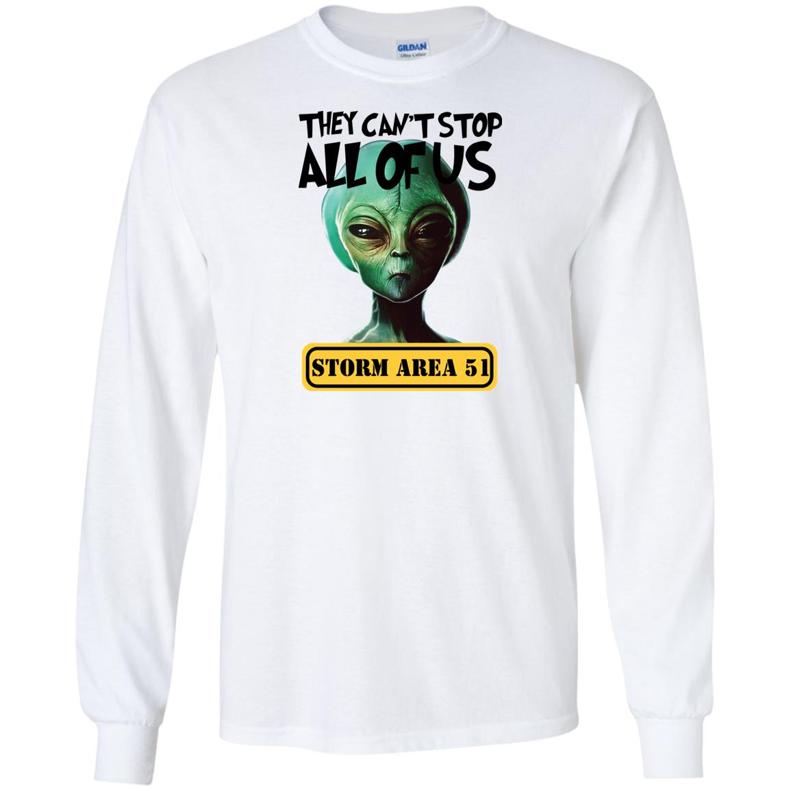 Storm Area 51 They Can't Stop All of Us Running Alien Shirt image Storm Area 51 They Can't Stop All of Us Running Alien Shirt