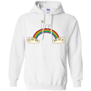 Snoopy Over The Rainbow Sleeping LGBT Long Sleeve T shirts, Hoodies