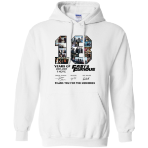 18 Years of Fast & Furious 2001 2019 Long Sleeve T shirts, Hoodies