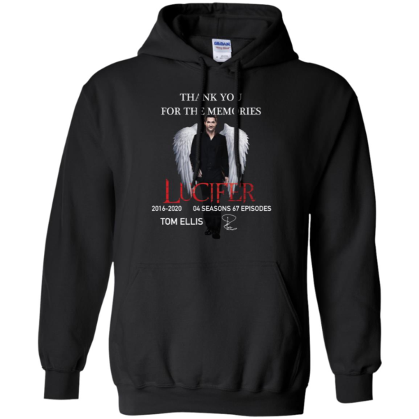 Thank You For The Memories Lucifer Tom Ellis Long Sleeve T shirts, Hoodies