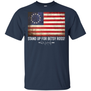 Rush Limbaugh Betsy Ross Flag Black T Shirt image Rush Limbaugh Betsy Ross Flag Black T Shirt