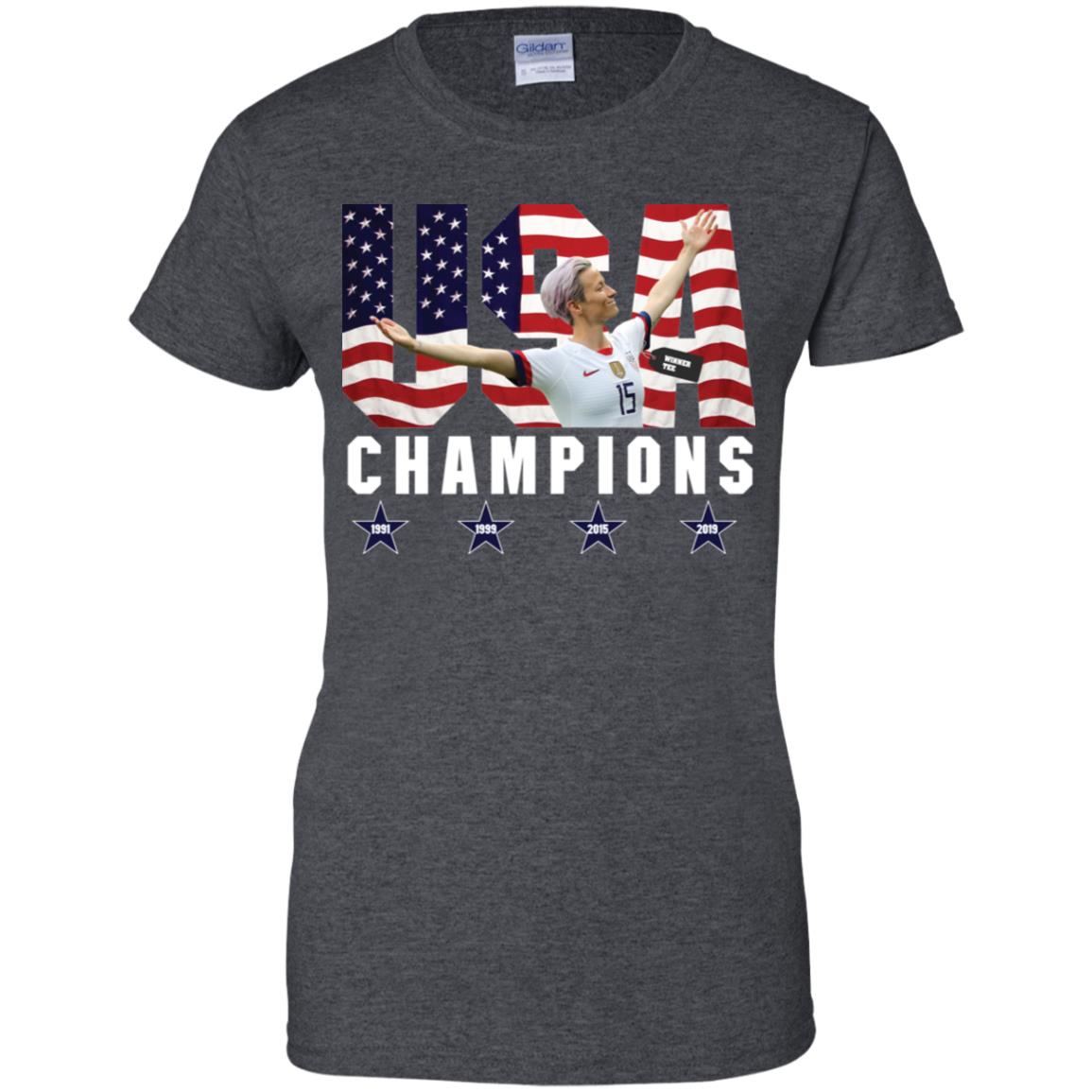 Megan Rapinoe 15 USA Womens Soccer Champions T Shirts image Megan Rapinoe 15 USA Womens Soccer Champions T Shirts