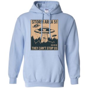 Storm Area 51 Alien UFO They Can't Stop Us Long Sleeve T shirts, Hoodies