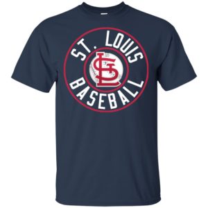 St. Louis Baseball Missouri Cardinal Badge T Shirts