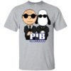 Charlie Brown And Snoopy Pib Peanuts In Black Shirt