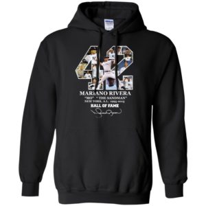 42 Mariano Rivera Mo The Sandman New York 1995 2013 Hall Of Fame Shirt image 42 Mariano Rivera Mo The Sandman New York 1995 2013 Hall Of Fame Shirt