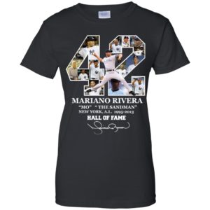 42 Mariano Rivera Mo The Sandman New York 1995 2013 Hall Of Fame Shirt image 42 Mariano Rivera Mo The Sandman New York 1995 2013 Hall Of Fame Shirt