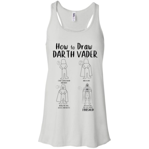 Star War How To Draw Darth Vader Funny Shirt