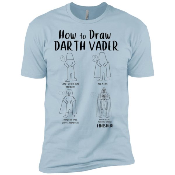 Star War How To Draw Darth Vader Funny Shirt