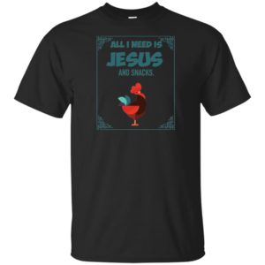 Christian Jesus and Snacks Funny Shirt