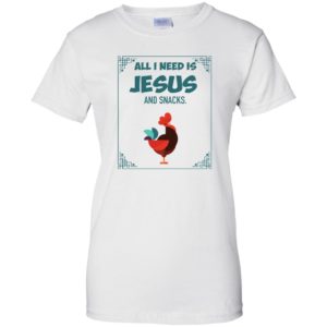 Christian Jesus and Snacks Funny Shirt