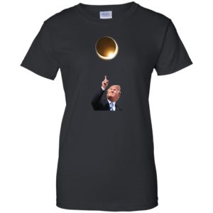 Donald Trump Stares at Solar Eclipse' Funny Presidential Shirt image Donald Trump Stares at Solar Eclipse' Funny Presidential Shirt