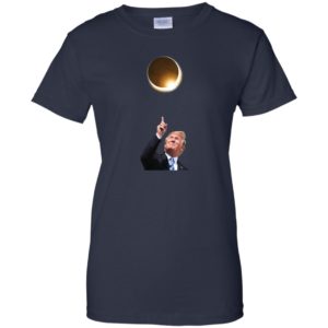 Donald Trump Stares at Solar Eclipse' Funny Presidential Shirt image Donald Trump Stares at Solar Eclipse' Funny Presidential Shirt