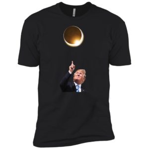 Donald Trump Stares at Solar Eclipse' Funny Presidential Shirt image Donald Trump Stares at Solar Eclipse' Funny Presidential Shirt