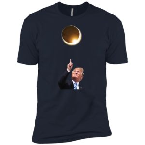 Donald Trump Stares at Solar Eclipse' Funny Presidential Shirt image Donald Trump Stares at Solar Eclipse' Funny Presidential Shirt
