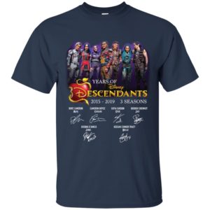 Years Of Disney Descendants 3 2015 2019 3 Seasons Signatures Shirt