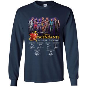 Years Of Disney Descendants 3 2015 2019 3 Seasons Signatures Shirt