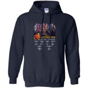 Years Of Disney Descendants 3 2015 2019 3 Seasons Signatures Shirt