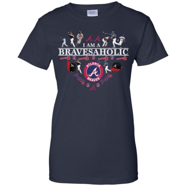 I Am A Bravesaholic Atlanta Braves Shirt