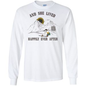 And She Lived Happily Ever After Camera Girl Sunflower Sun Shirt image And She Lived Happily Ever After Camera Girl Sunflower Sun Shirt